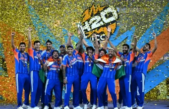 അഹമ്മദാബാദിൽ സഞ്ജു പ്രഭാവം; കിവീസിനെ കശക്കി ഇന്ത്യക്ക് മൂന്നാം ലോകകിരീടം