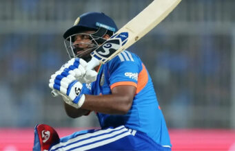 വാംഖഡെയിൽ സാംസൺ കൊടുങ്കാറ്റ്; 42 പന്തിൽ 89 – സെഞ്ചുറി നഷ്ടമായെങ്കിലും ഇന്ത്യ ശക്തമായ നിലയിൽ