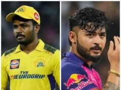 സഞ്ജുവിനെ പുറത്താക്കാൻ വലവിരിച്ചു; ചെന്നൈ ജഴ്സിയിലെ സഞ്ജുവിന്റെ അരങ്ങേറ്റം തകർത്തത് പരാഗിന്റെ ‘ഗാംബ്ലിങ്’