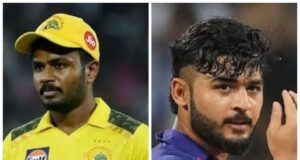 സഞ്ജുവിനെ പുറത്താക്കാൻ വലവിരിച്ചു; ചെന്നൈ ജഴ്സിയിലെ സഞ്ജുവിന്റെ അരങ്ങേറ്റം തകർത്തത് പരാഗിന്റെ ‘ഗാംബ്ലിങ്’