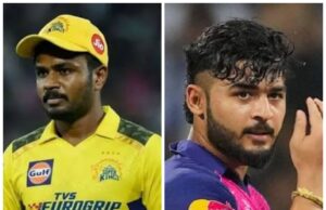 സഞ്ജുവിനെ പുറത്താക്കാൻ വലവിരിച്ചു; ചെന്നൈ ജഴ്സിയിലെ സഞ്ജുവിന്റെ അരങ്ങേറ്റം തകർത്തത് പരാഗിന്റെ ‘ഗാംബ്ലിങ്’