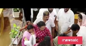 തിരുവനന്തപുരം കോർപ്പറേഷനിൽ യുഡിഎഫ്-ബിജെപി കൗൺസിലർമാർ തമ്മിൽ കയ്യാങ്കളി; ഹാജർ രജിസ്റ്ററിനായി പിടിവലി