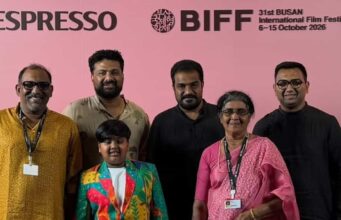 ആഗോള വേദിയിൽ മലയാളത്തിന്റെ അഭിമാനം; ബുസാൻ റെഡ് കാർപ്പറ്റിൽ തിളങ്ങി ‘ചെവിട്ടോർമ്മ’ സംഘം